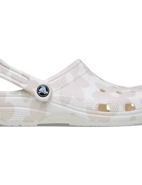 Zoccoli Classic Pop Petals Chalk / Multi EU 37-38 - Crocs - FashionsVida