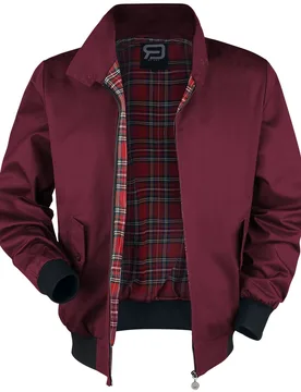 Übergangsjacke für Männer bordeaux "Larger Than Life Bomber Jacket" von - Männer - male - RED by EMP - FashionsVida