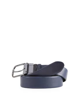 Cintura reversibile Uomo CU4877B3-NBLU2 Nero/Blu - Piquadro - FashionsVida