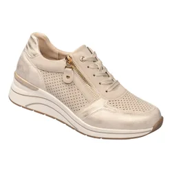 Leder-Keilsneaker "Sandra" beige 41 Damen