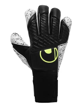 Gants De Gardien De But Fm Supergrip+ Flex Frame Carbon Black / Fluo Yellow 9.5 unisex - Uhlsport - FashionsVida