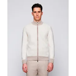 Chaqueta de hombre de punto con cremallera
