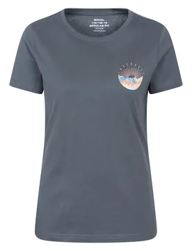 Inverness Relaxed Womens Short-Sleeved T-Shirt - Dark Blue - Dark Blue - Size: 16 - Mountain Warehouse - FashionsVida