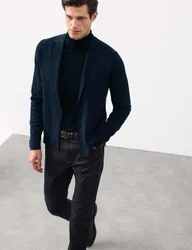 Knitted Blazer Dark Navy male