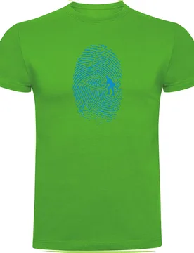 T-shirt à Manches Courtes Crossfit Fingerprint Green M - Kruskis - FashionsVida