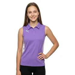 Individual Sleeveless Polo Purple Glimmer / White M