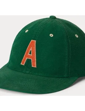 Gorra de hombre de algodón con letra A bordada - Polo Ralph Lauren - FashionsVida