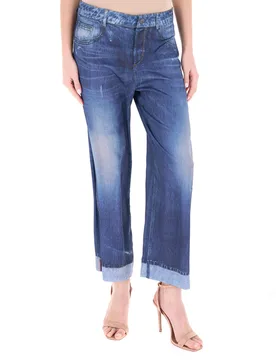 Pantalone fantasia denim BLU 26 - Liu jo - FashionsVida