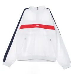 Giacca a Vento Inbile Uomo Jona Bright White/black Iris/true Red