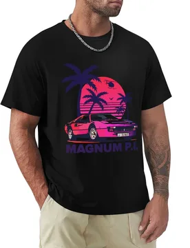 Magnum Pi T-Shirt summer 2025 gifts for boyfriend men graphic t shirts - Aliexpress - FashionsVida