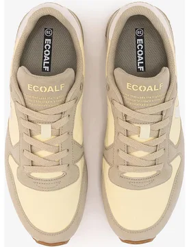 Zapatillas deportivas de mujer con cierre de cordones y logo lateral - Ecoalf - FashionsVida