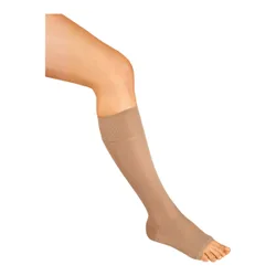 Stützkniestrümpfe, 2 Paar beige 4