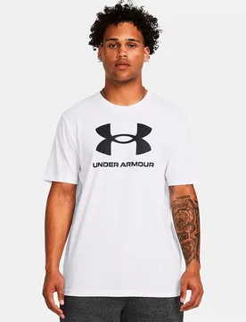 T-shirt à Manches Courtes Sportstyle Logo White / Black M - Under armour - FashionsVida