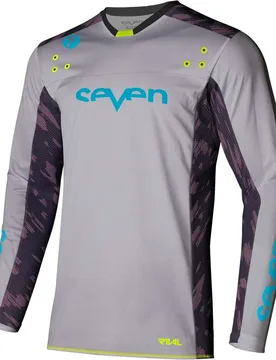 Maglia Moto Cross MX RIVAL 25.1 CLASH Grigio B-BERRY taglia S - SEVEN - FashionsVida