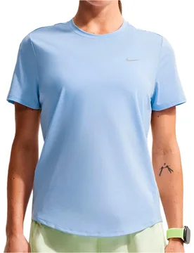 Dri-fit swift camiseta entrenamiento manga corta mujer Gris (L) - Nike - FashionsVida