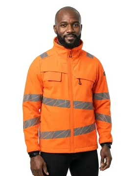 Veste Accelerate Safe Softshell Hi Vis. Orange 2XL - MASCOT - FashionsVida
