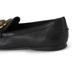 Mocasines planos de mujer de piel