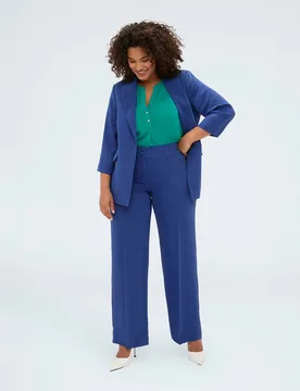 Pantalones de mujer regular con pliegue marcado diseñados para un confort óptimo - Fiorella Rubino - FashionsVida