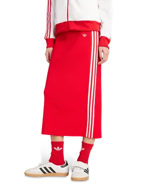 Adicolor Damen Röcke - Rot - Größe S (34-36) - Baumwoll-Canvas Red S (34-36) - Adidas - FashionsVida
