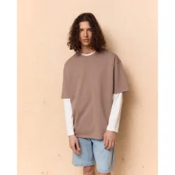 Camiseta manga corta relaxed fit de hombre