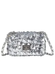 Tasche - Mini Bag silber Damen