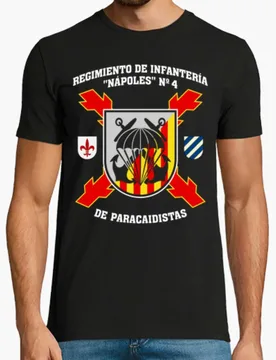 CAMISETA R.I. NÁPOLES N.4 Brigada Paracaidista Men T-Shirt Short Sleeve Casual Cotton O-Neck Summer Shirts - Aliexpress - FashionsVida