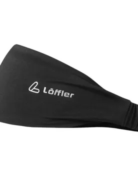 Fascia Per Capelli Elastic Uni Black One Size - Loeffler - FashionsVida