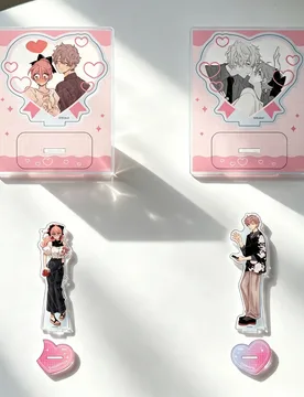 The works of cartoonist Kisarahi Yasaka I Don't Like Haruno-san at All Heart Shape Acrylic Stand Model Plate Keychains - Aliexpress - FashionsVida