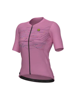 Maglia ciclismo donna MEGABYTE PR-E rosa 2024 - ALE' - FashionsVida