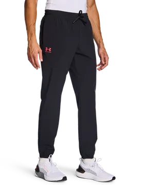 Vibe Woven Men Pants - Black - Size XL - Poly Woven - Black - Size: Extra Large - Under armour - FashionsVida