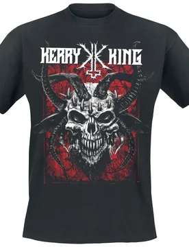 T-Shirt - Thorns Skull - S - für Männer - Größe S - schwarz - Lizenziertes Merchandise! - Männer - male - Kerry King - FashionsVida