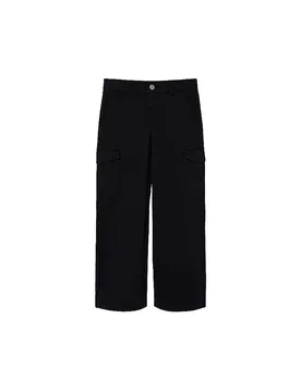 Pantaloni cargo da ragazza NKFROSE nero 128 - Name it - FashionsVida