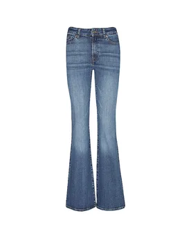 Jeans corte acampanado THE LEGGY azul 28 - 7 for all mankind - FashionsVida