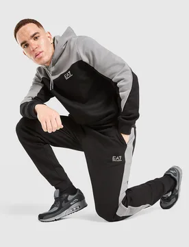 Authentic Colour Block Joggers - Herren, Schwarz - male - Size: L - EA7 Emporio Armani - FashionsVida