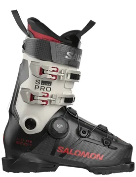 Chaussures De Ski Alpin S/pro Supra S Boa 110 Black / Gray Aurora / Samba Metallic 27.0-27.5 - Salomon - FashionsVida