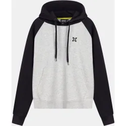 Sudadera de casual de hombre essentials hoodie bicolor black