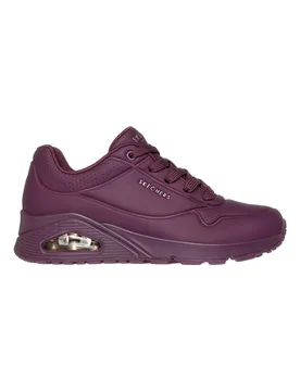 Sneakers viola con suola ammortizzata Air-Cooled Memory Foam Uno Stand On Air 37 - Skechers - FashionsVida