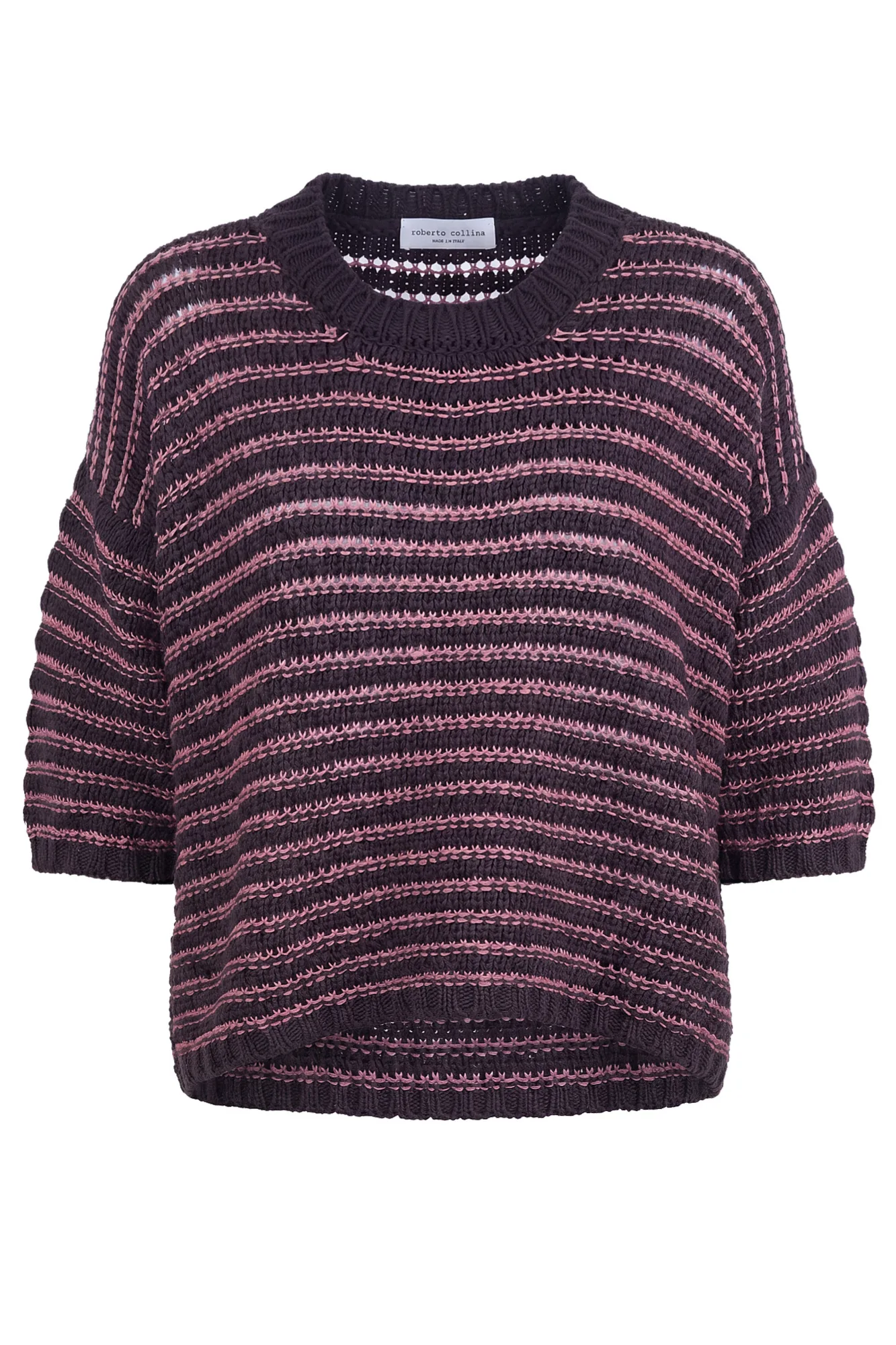 Maglia - 470391 - Rosa/Moro - Roberto collina - FashionsVida
