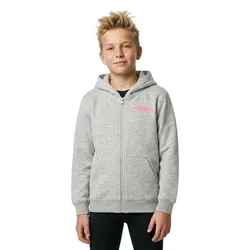 Felpa Con Zip Globe Light Grey Heather 24 Mesi