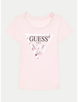 T-Shirt K73I56 K8HM0 Rosa Regular Fit 2Y female - Guess - FashionsVida
