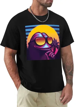 Rare Outrun Pepe the Frog T-Shirt Big and Tall Short Sleeve Tee - Aliexpress - FashionsVida