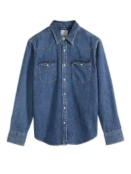 Jeanshemd blau XL Herren