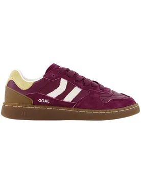 Sneakers en cuir et en suède - Goal W Deep Rouge en Cuir - Taille 39 - Violet - Coolway - FashionsVida