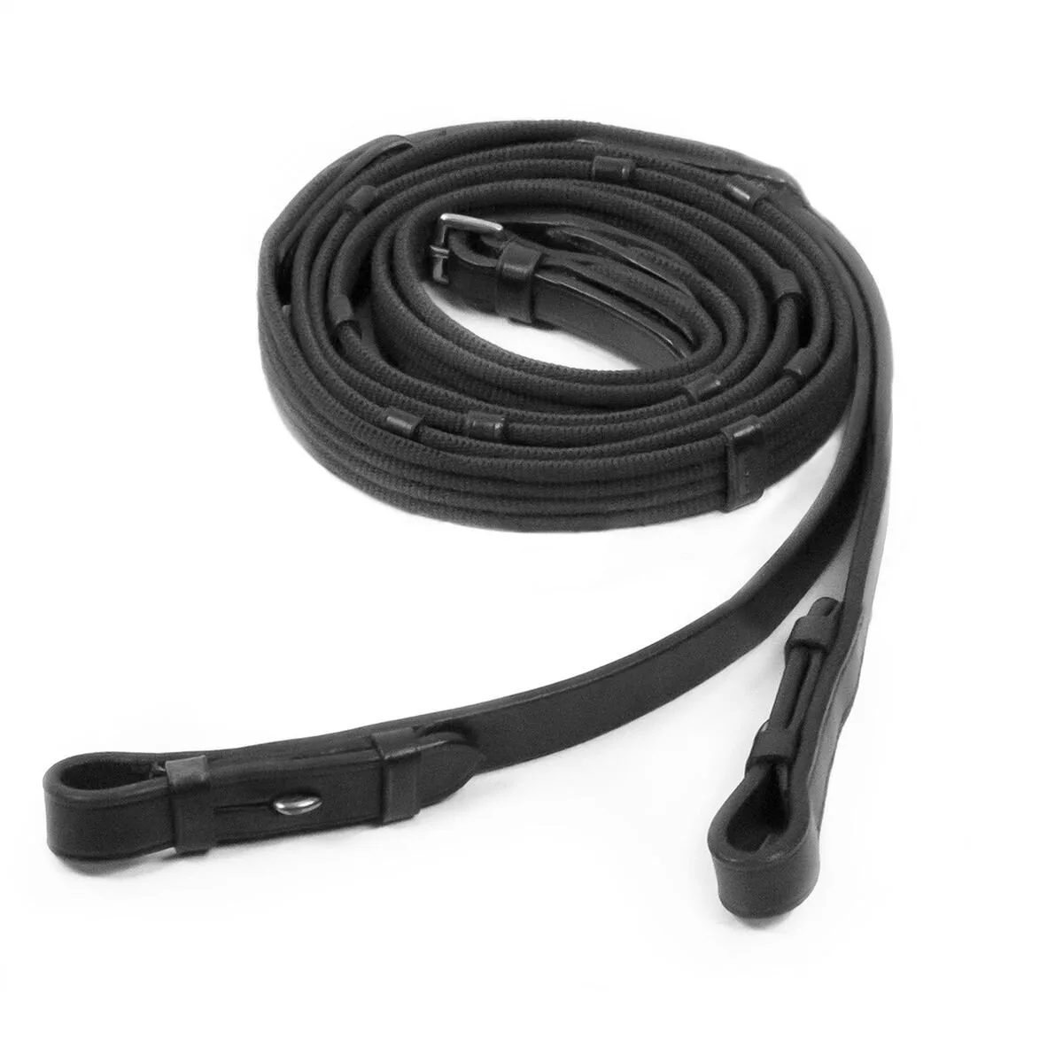 Schockemöhle Gurtzügel mit Zaumhaken black/silver WB - Schockemohle - FashionsVida