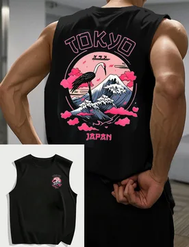 Sleeveless T-shirt for man Summer men's t-shirts and tank tops Outdoor Street Retro Top Sportswear men's t-shirts and tank tops - Aliexpress - FashionsVida