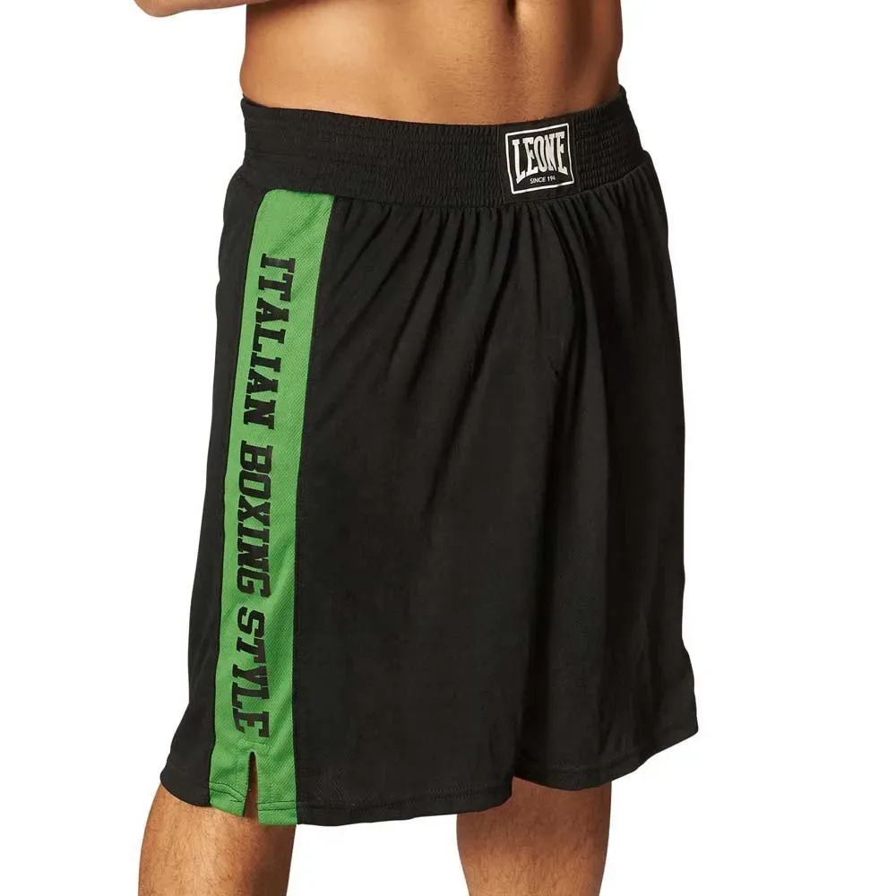 Short De Boxe Italy Black 2XL - Leone1947 - FashionsVida