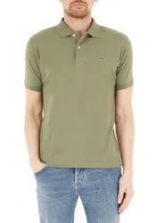 Polo in cotone VERDE MILITARE 8