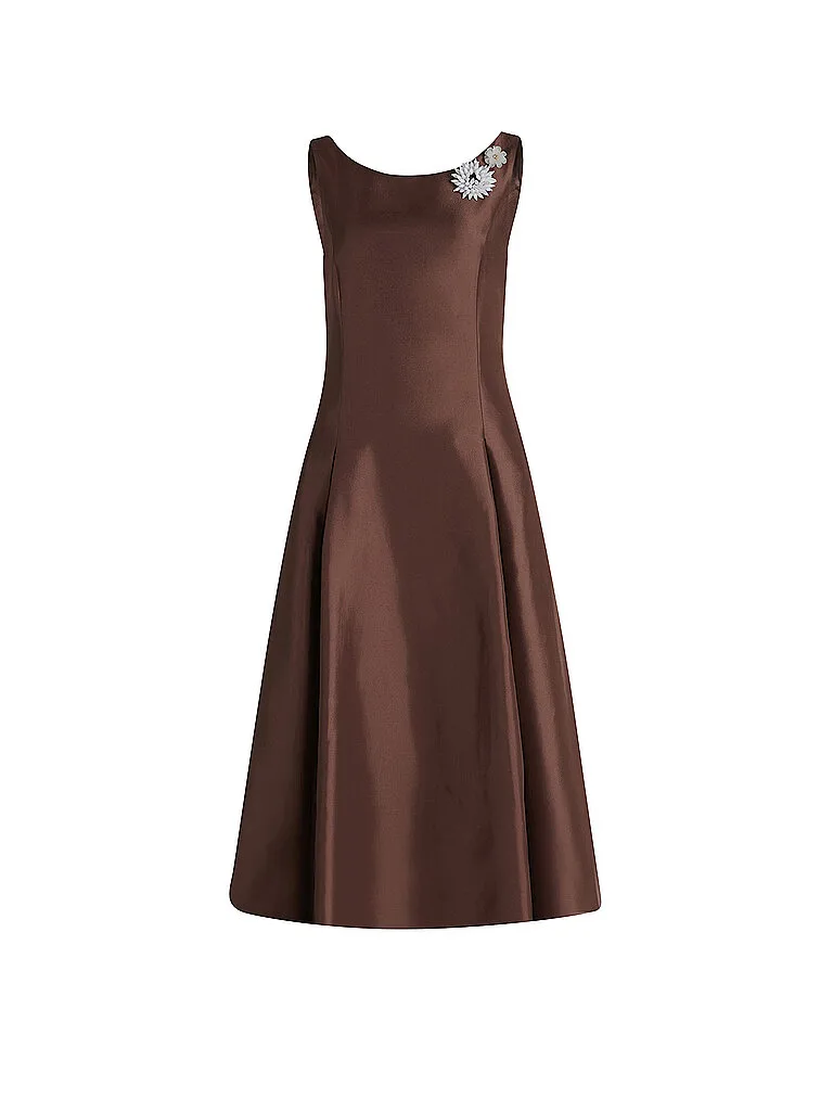 Robe de cocktail marron 34 - Vera Mont - FashionsVida