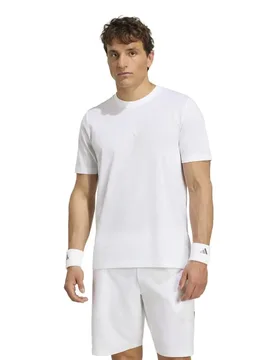 Tennis T Short Sleeve T-shirt White M - Adidas - FashionsVida