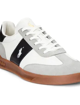 Baskets 809956119 White / Black / Soft Grey EU 47 - Ralph Lauren Ftw - FashionsVida